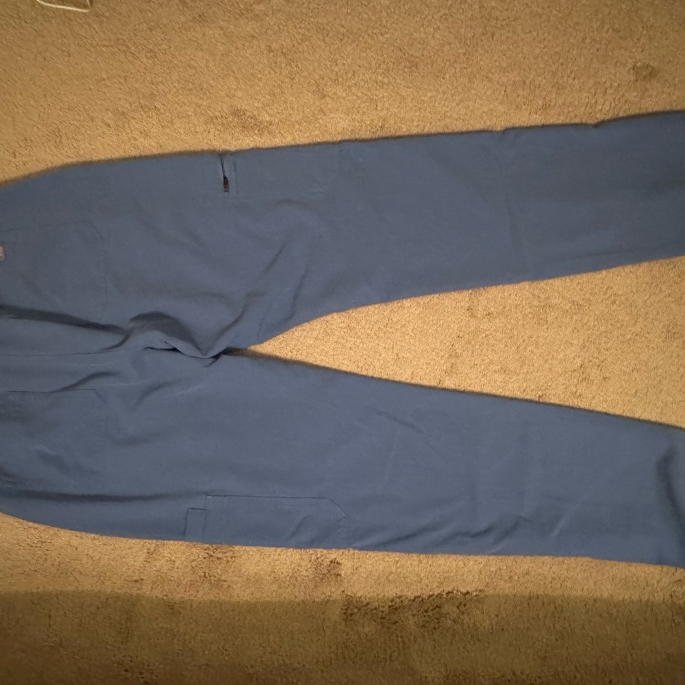 Figs Women’s Scrub Size Large Pants in Steel Blue